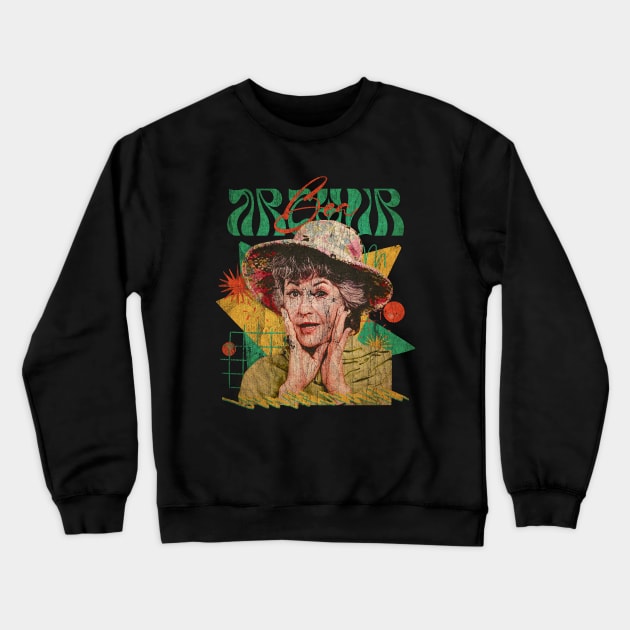 VINTAGE POP RETRO -Bea Arthur WOman-  STYLE 70S Crewneck Sweatshirt by gundalaheros